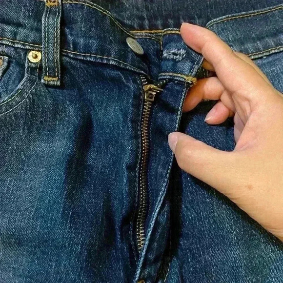 VGT LEVI'S 505 Strauss Men's Jeans Relaxed Straight Stonewash Denim Size W32 L32 - Picture 2 of 16